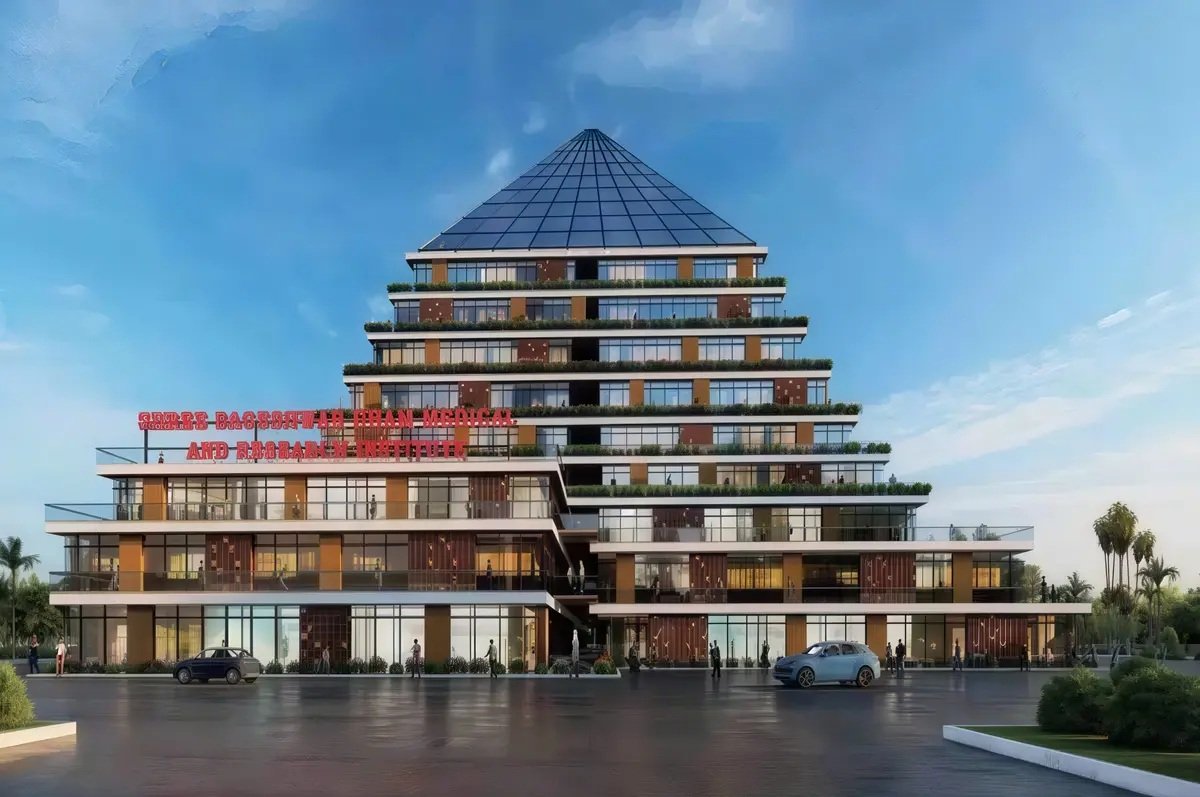 Bageshwar Dham Cancer Hospital — proposed building